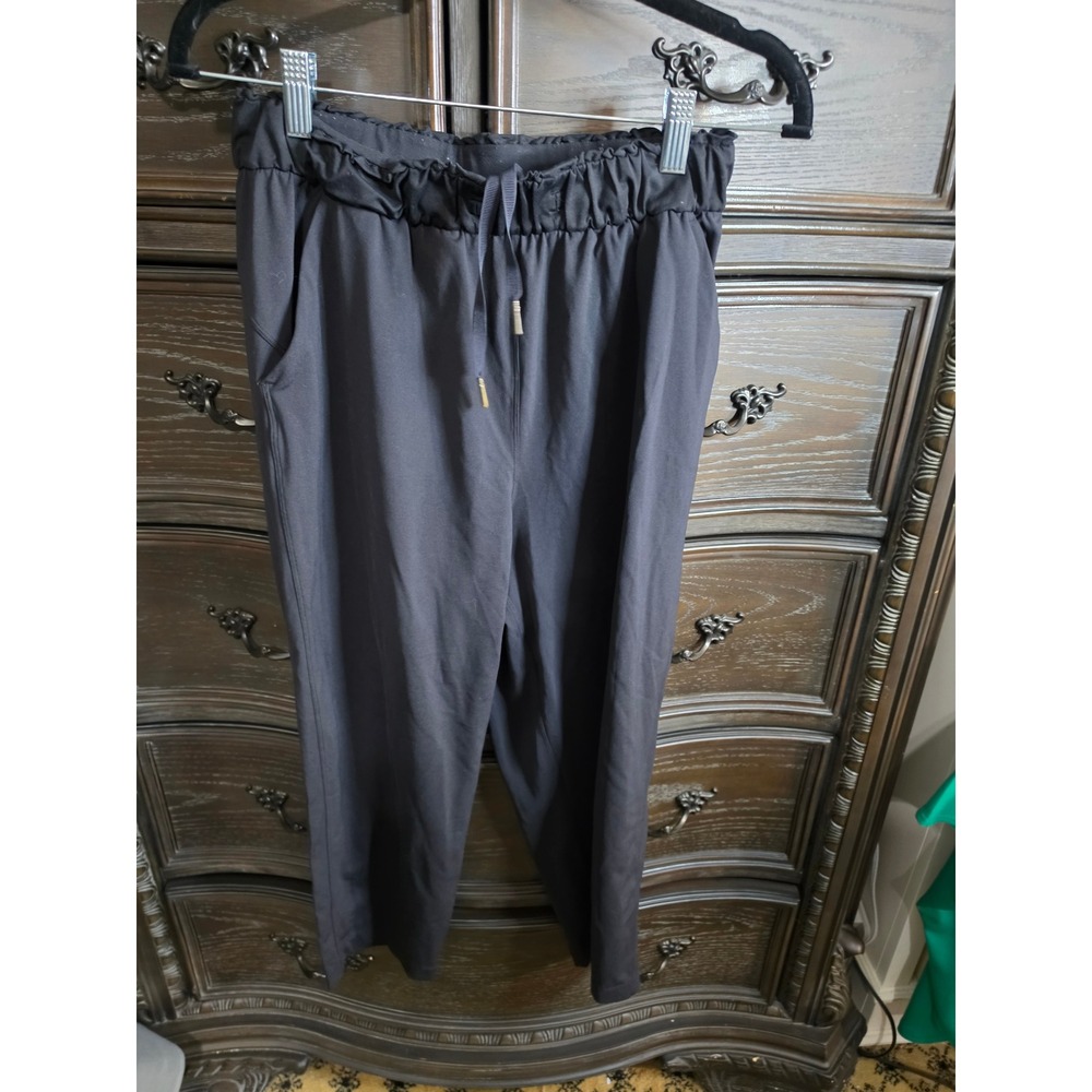 Lululemon Keep Moving 7/8 High Rise Pant Black Luxtreme Size 6